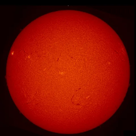 Image of Sun's chromosphere