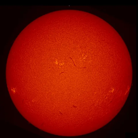 Image of Sun's chromosphere