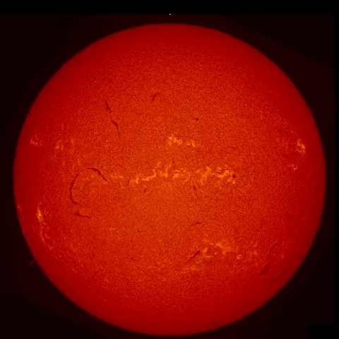 Image of Sun's chromosphere