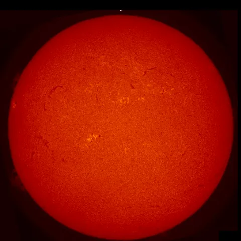 Image of Sun's chromosphere