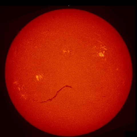 Image of Sun's chromosphere