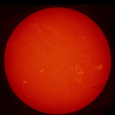 Image of Sun's chromosphere