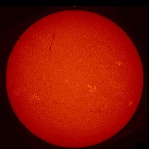 Image of Sun's chromosphere