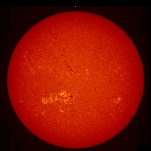 Image of Sun's chromosphere