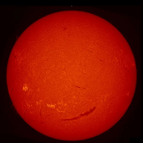 Image of Sun's chromosphere