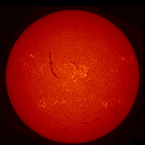 Image of Sun's chromosphere