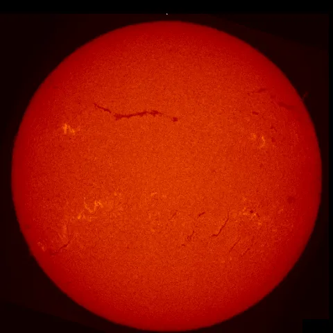 Image of Sun's chromosphere