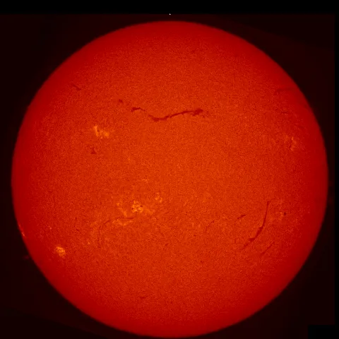 Image of Sun's chromosphere