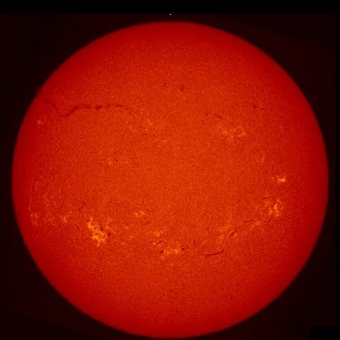 Image of Sun's chromosphere