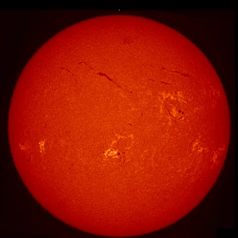 Image of Sun's chromosphere