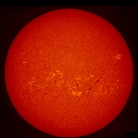 Image of Sun's chromosphere