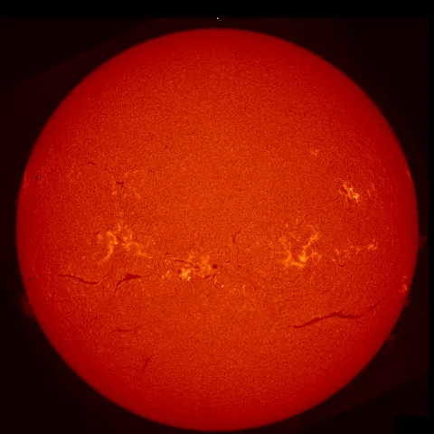 Image of Sun's chromosphere