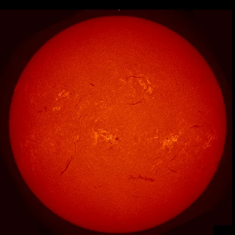 Image of Sun's chromosphere