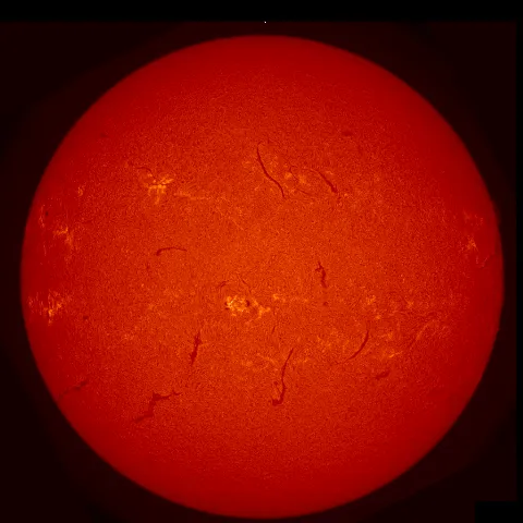 Image of Sun's chromosphere