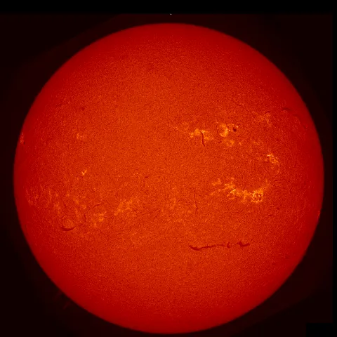 Image of Sun's chromosphere