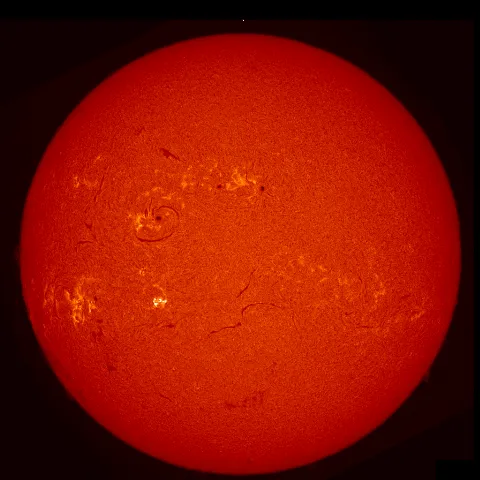 Image of Sun's chromosphere