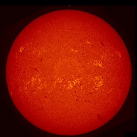 Image of Sun's chromosphere