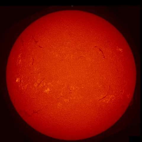 Image of Sun's chromosphere