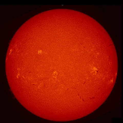 Image of Sun's chromosphere