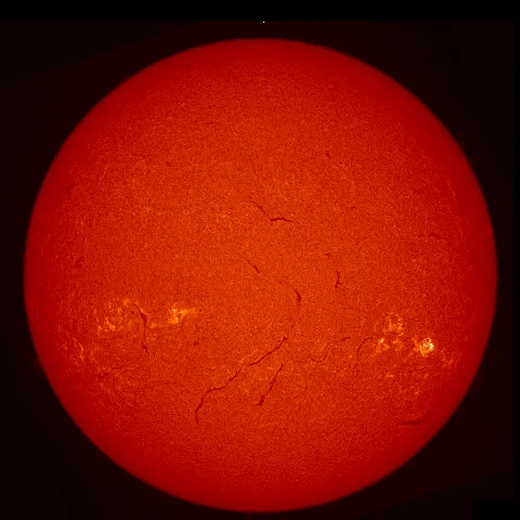 Image of Sun's chromosphere