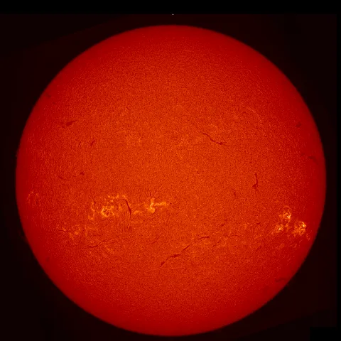 Image of Sun's chromosphere