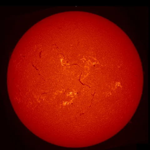 Image of Sun's chromosphere