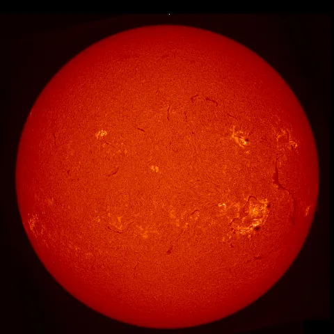 Image of Sun's chromosphere