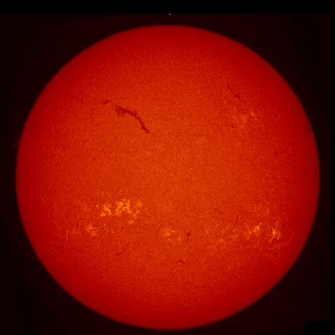 Image of Sun's chromosphere