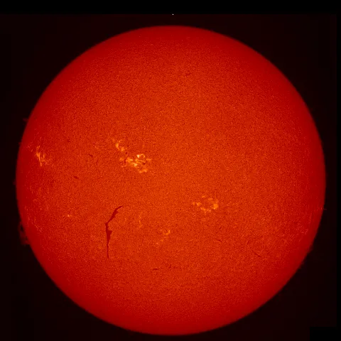 Image of Sun's chromosphere