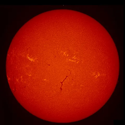 Image of Sun's chromosphere