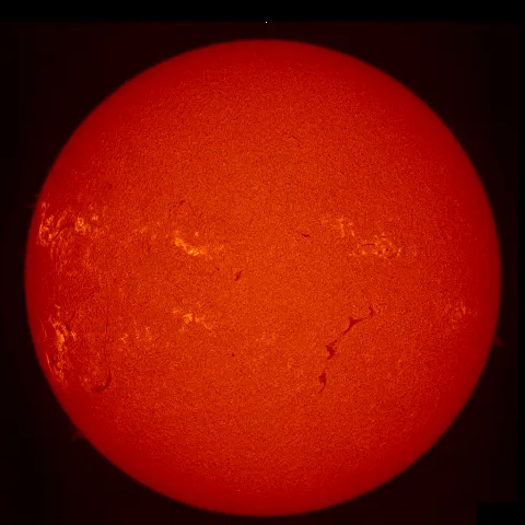 Image of Sun's chromosphere