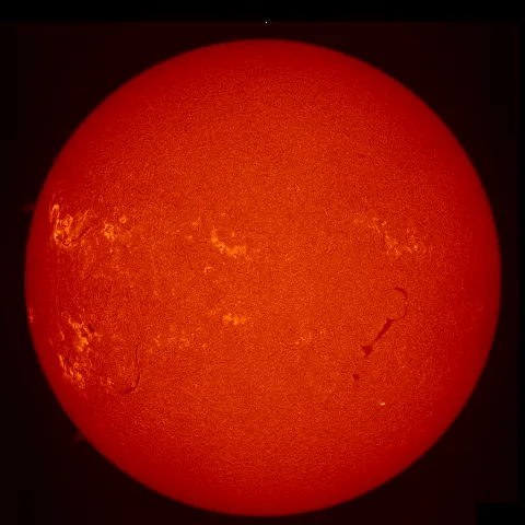 Image of Sun's chromosphere