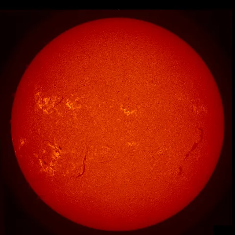 Image of Sun's chromosphere