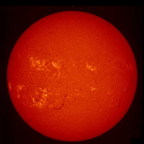 Image of Sun's chromosphere