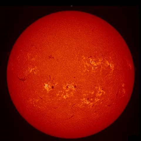 Image of Sun's chromosphere