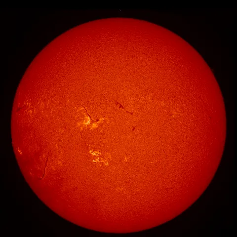 Image of Sun's chromosphere