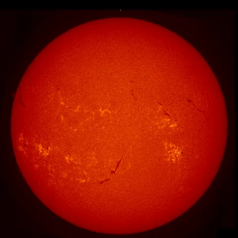 Image of Sun's chromosphere