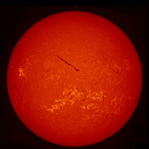 Image of Sun's chromosphere