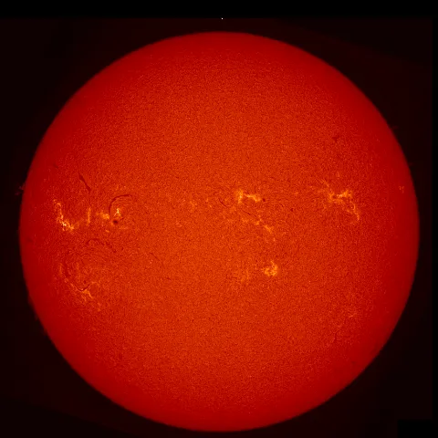 Image of Sun's chromosphere