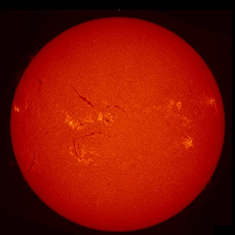 Image of Sun's chromosphere