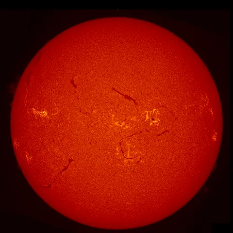 Image of Sun's chromosphere