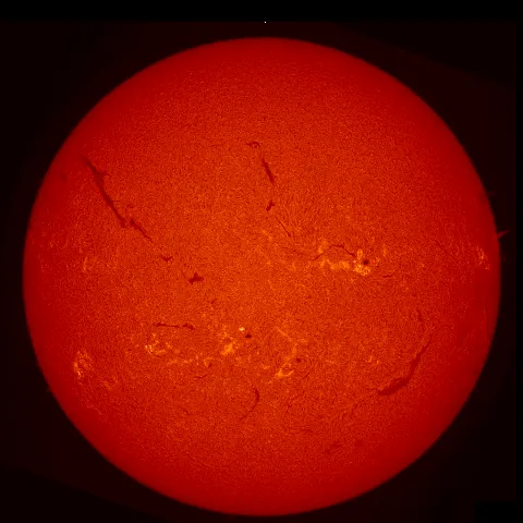 Image of Sun's chromosphere