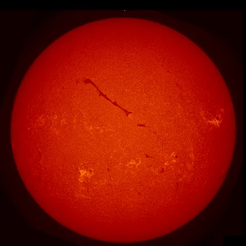 Image of Sun's chromosphere