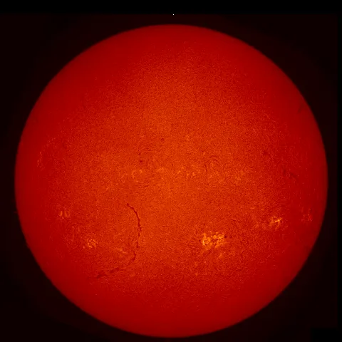 Image of Sun's chromosphere