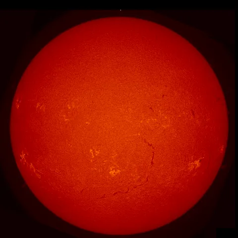 Image of Sun's chromosphere