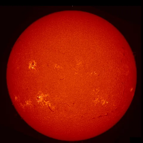 Image of Sun's chromosphere