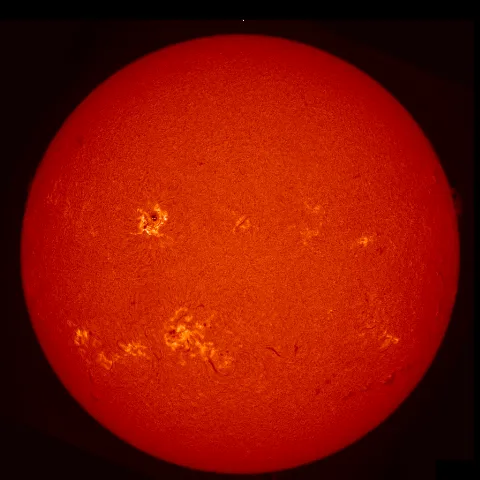 Image of Sun's chromosphere