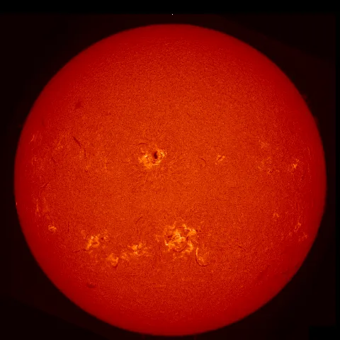 Image of Sun's chromosphere