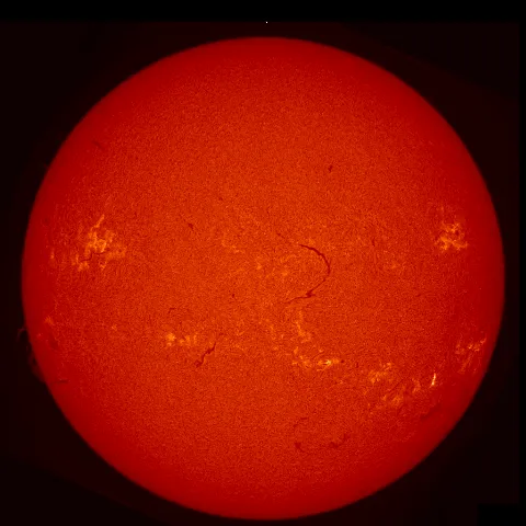 Image of Sun's chromosphere