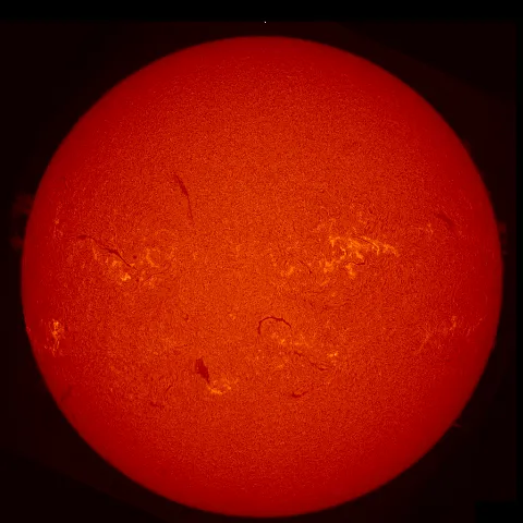 Image of Sun's chromosphere